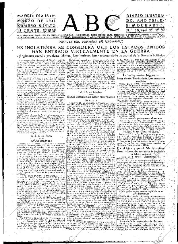 ABC MADRID 18-03-1941 página 3