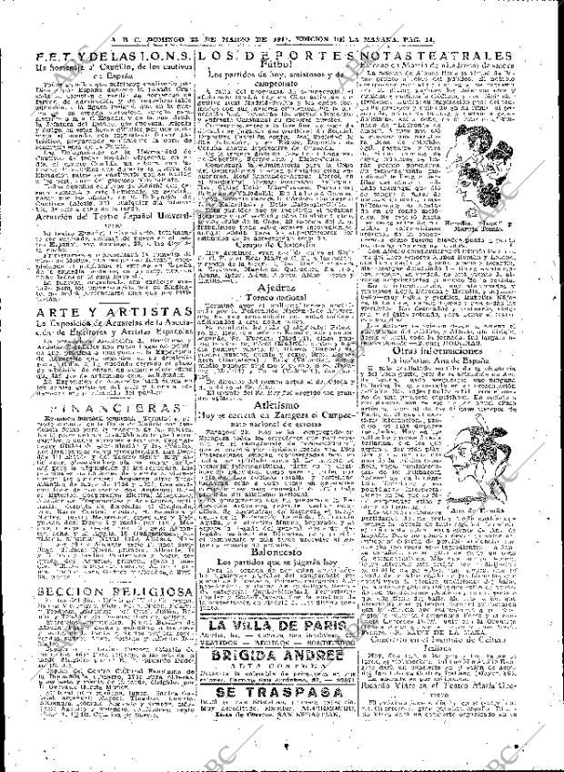 ABC MADRID 23-03-1941 página 14
