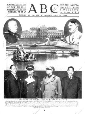 ABC MADRID 27-03-1941 página 1