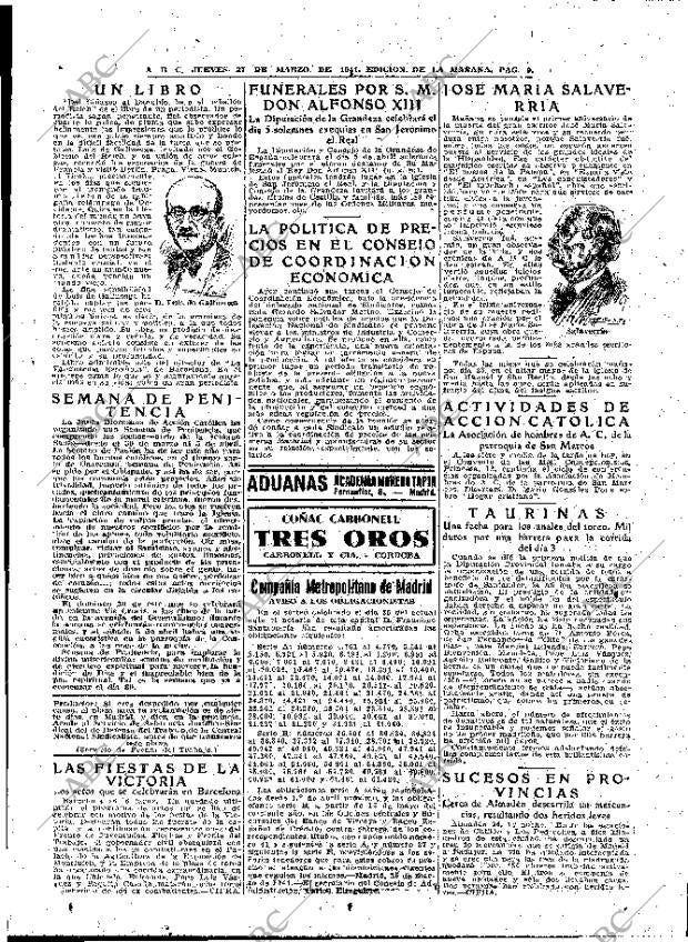 ABC MADRID 27-03-1941 página 9