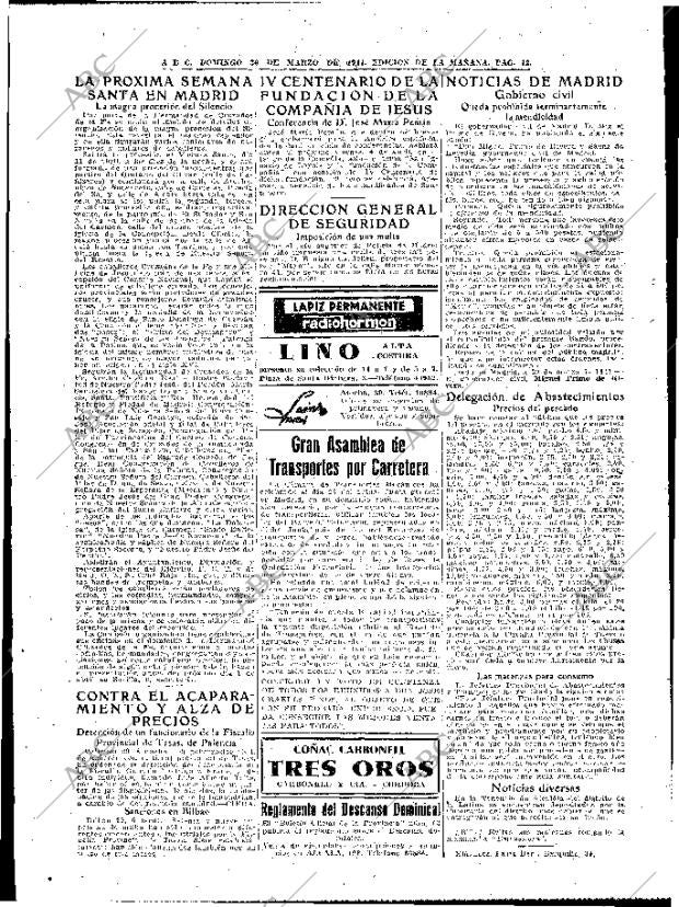 ABC MADRID 30-03-1941 página 12