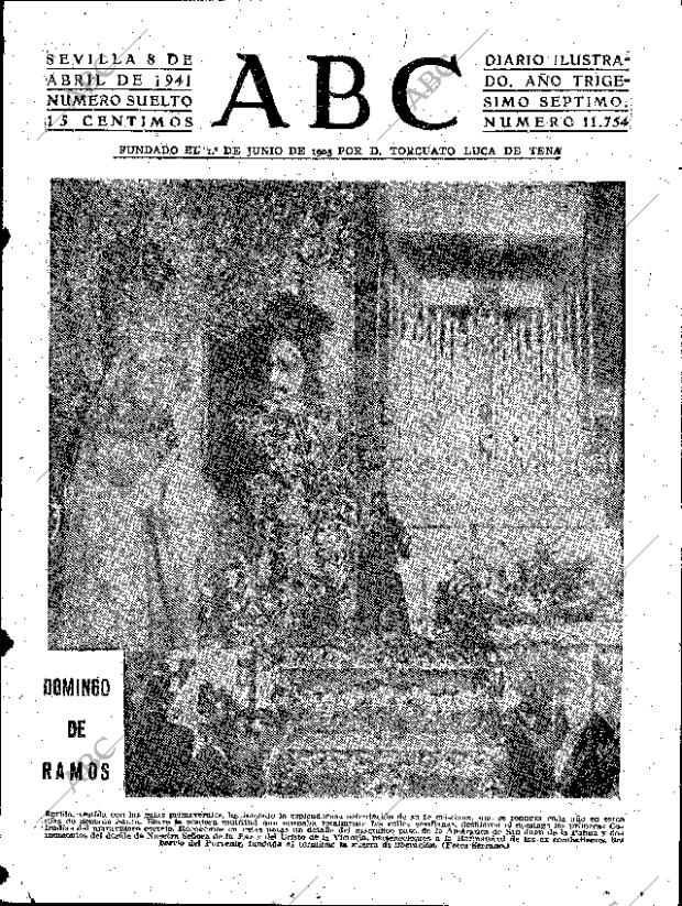 ABC SEVILLA 08-04-1941 página 1