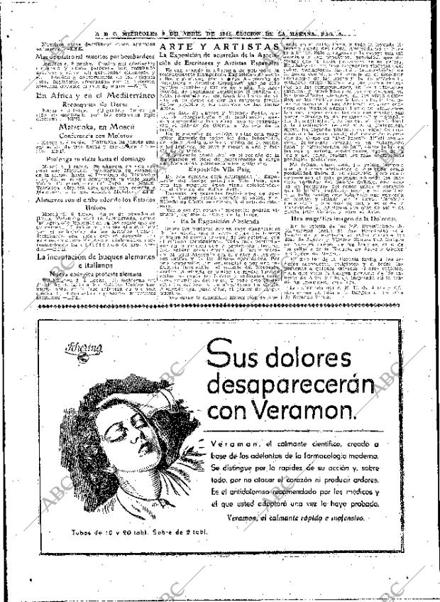 ABC MADRID 09-04-1941 página 6