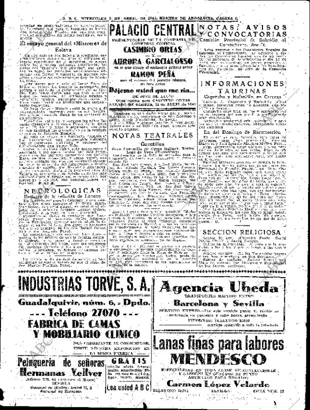 ABC SEVILLA 09-04-1941 página 7