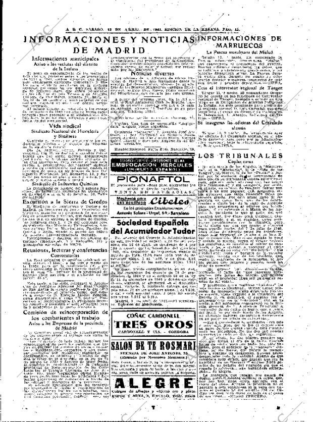 ABC MADRID 12-04-1941 página 15