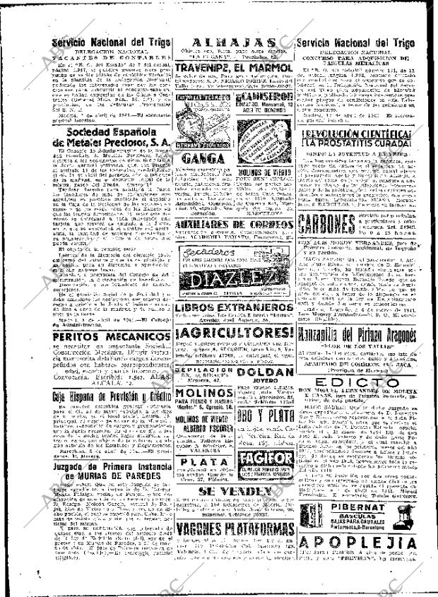 ABC MADRID 16-04-1941 página 16