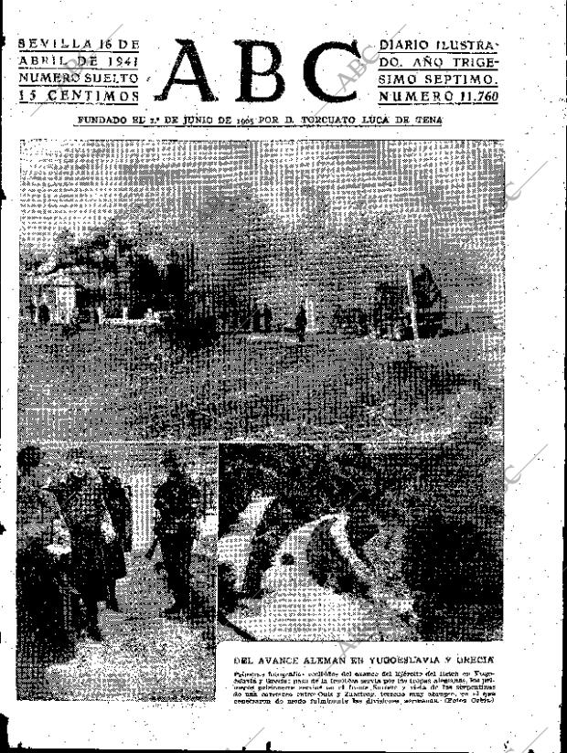 ABC SEVILLA 16-04-1941 página 1