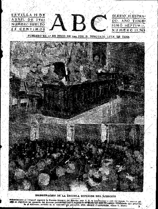 ABC SEVILLA 19-04-1941 página 1