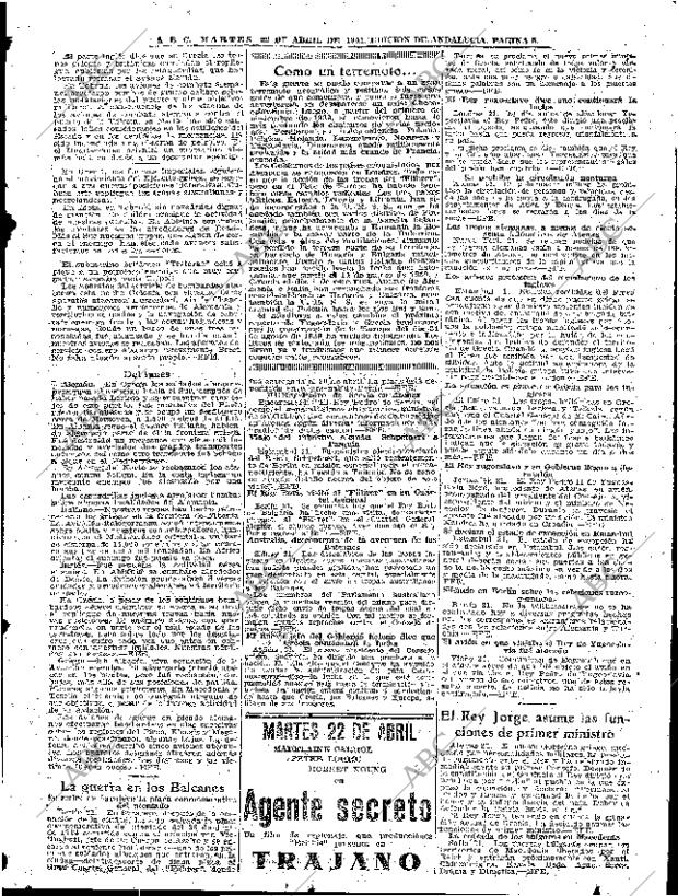 ABC SEVILLA 22-04-1941 página 5