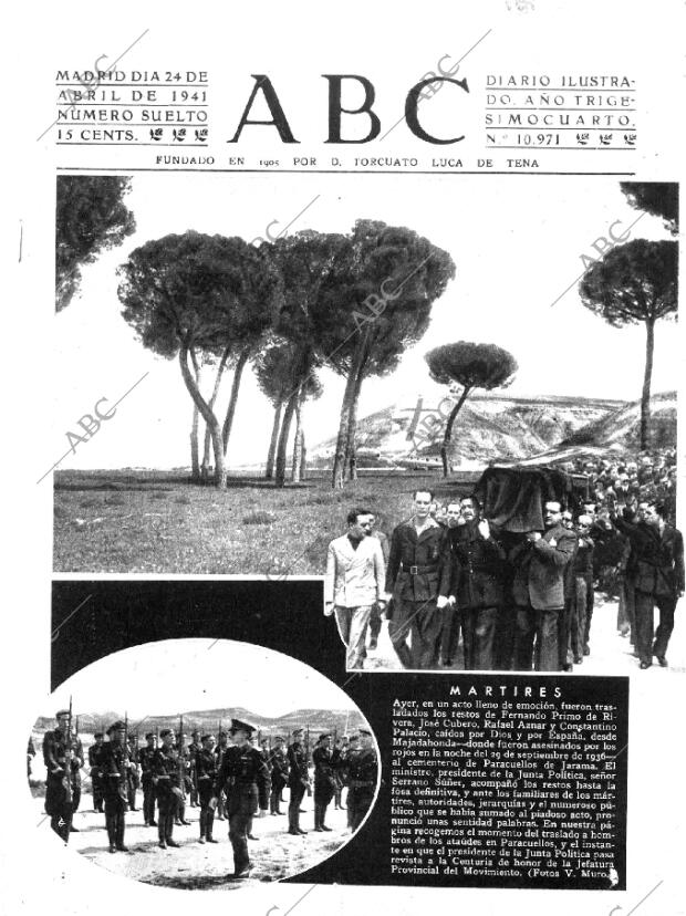 ABC MADRID 24-04-1941 página 1