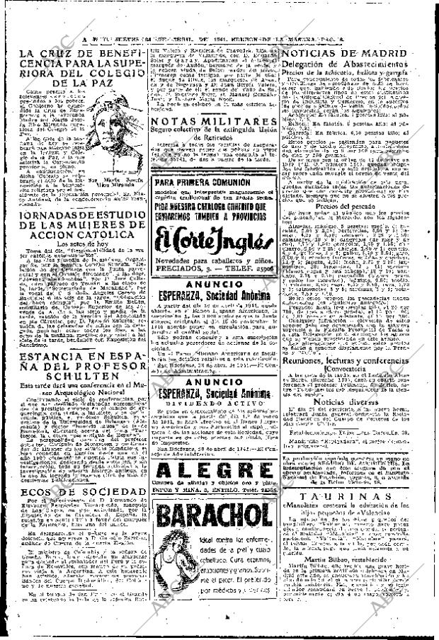 ABC MADRID 24-04-1941 página 8