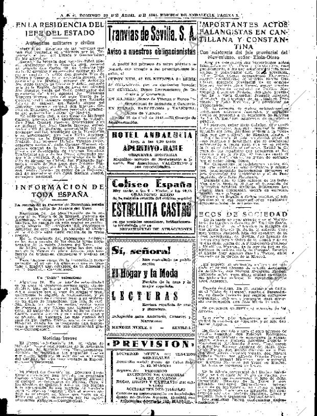 ABC SEVILLA 27-04-1941 página 7