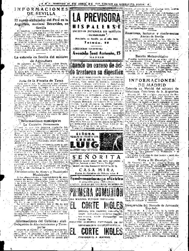 ABC SEVILLA 27-04-1941 página 9