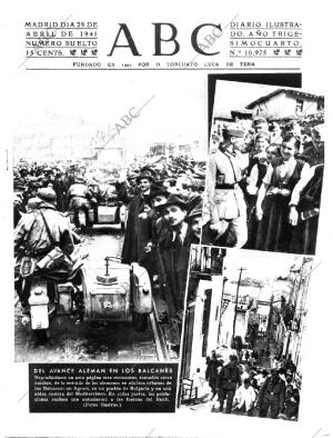 ABC MADRID 29-04-1941 página 1