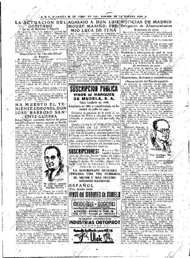 ABC MADRID 29-04-1941 página 9