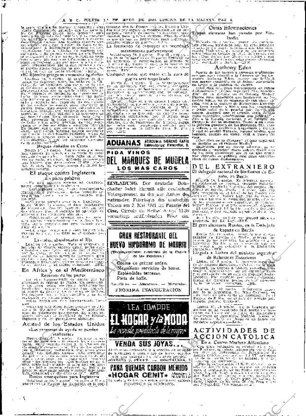 ABC MADRID 01-05-1941 página 4