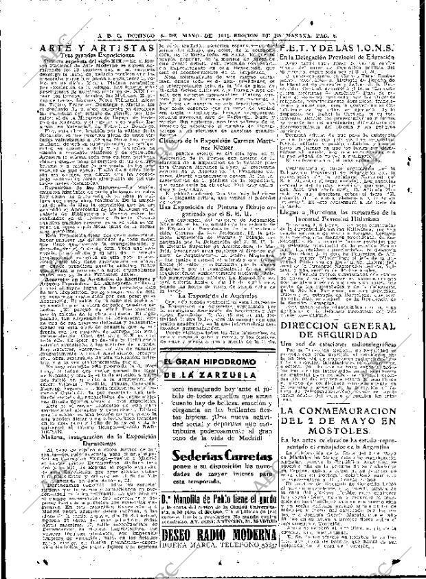 ABC MADRID 04-05-1941 página 8