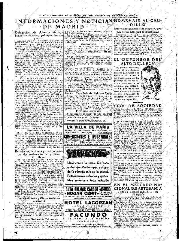 ABC MADRID 04-05-1941 página 9