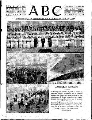 ABC SEVILLA 07-05-1941 página 1