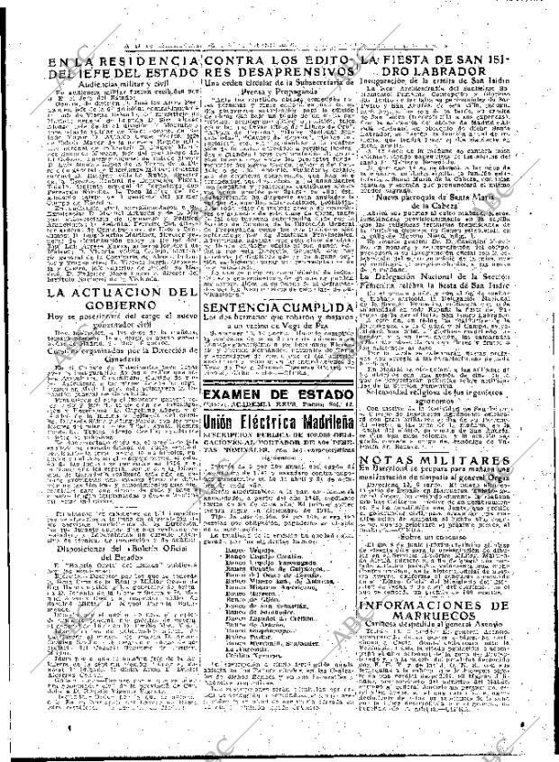 ABC MADRID 14-05-1941 página 5