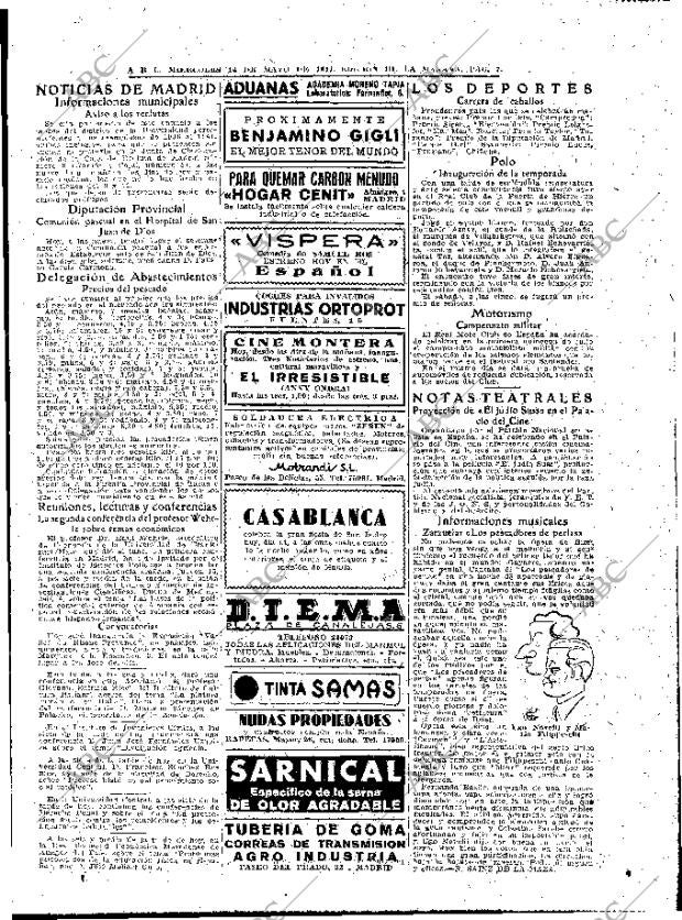 ABC MADRID 14-05-1941 página 7