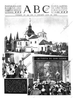 ABC MADRID 15-05-1941 página 1