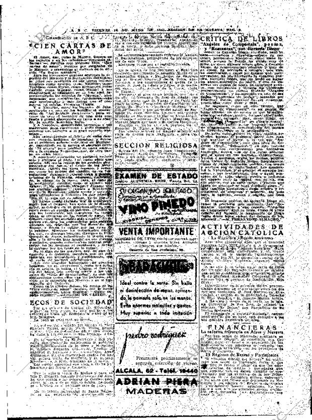 ABC MADRID 16-05-1941 página 9