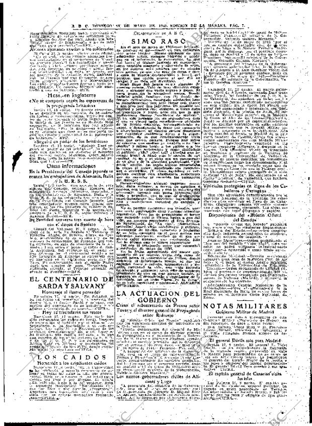ABC MADRID 18-05-1941 página 7