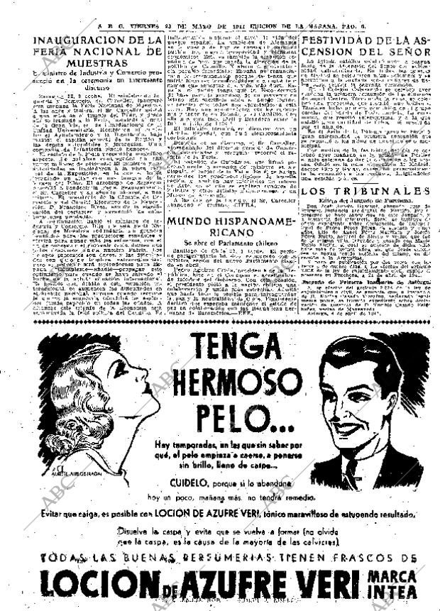 ABC MADRID 23-05-1941 página 6