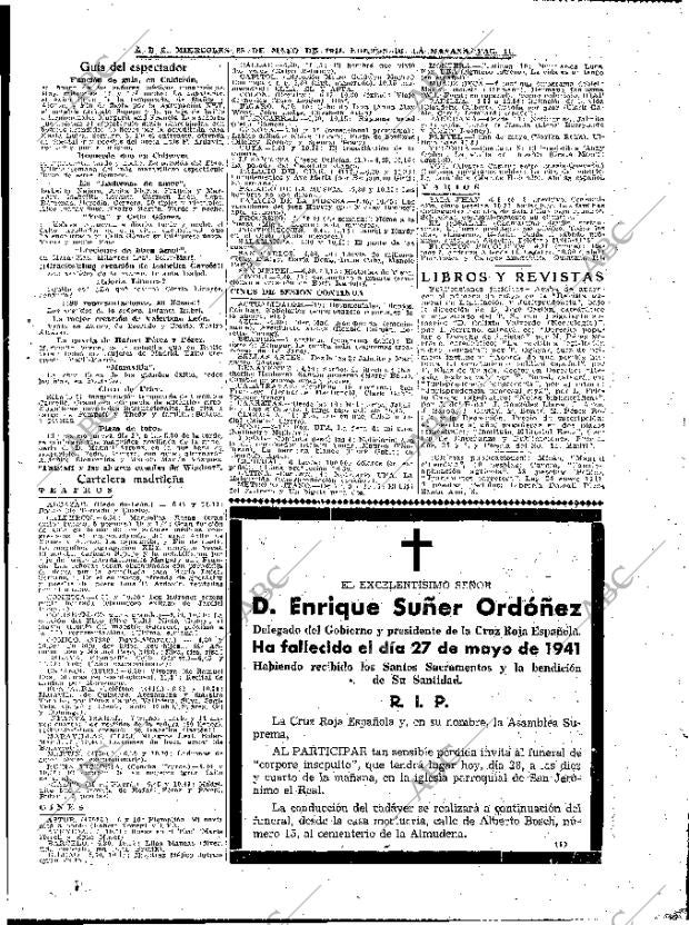 ABC MADRID 28-05-1941 página 11