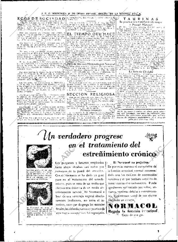 ABC MADRID 28-05-1941 página 6