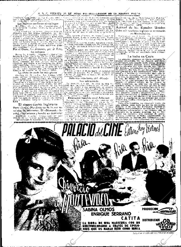 ABC MADRID 30-05-1941 página 4