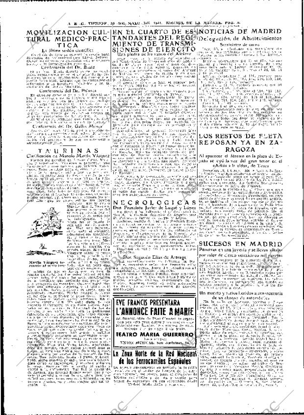 ABC MADRID 30-05-1941 página 6