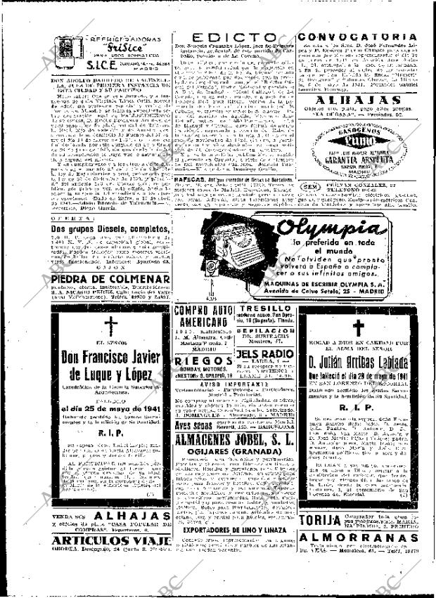 ABC MADRID 30-05-1941 página 8