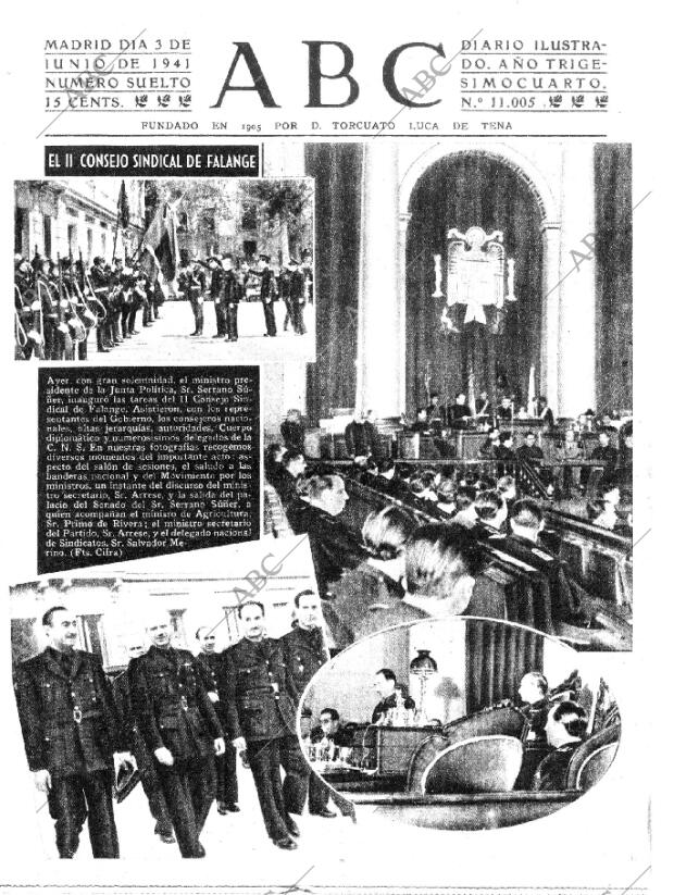 ABC MADRID 03-06-1941 página 1