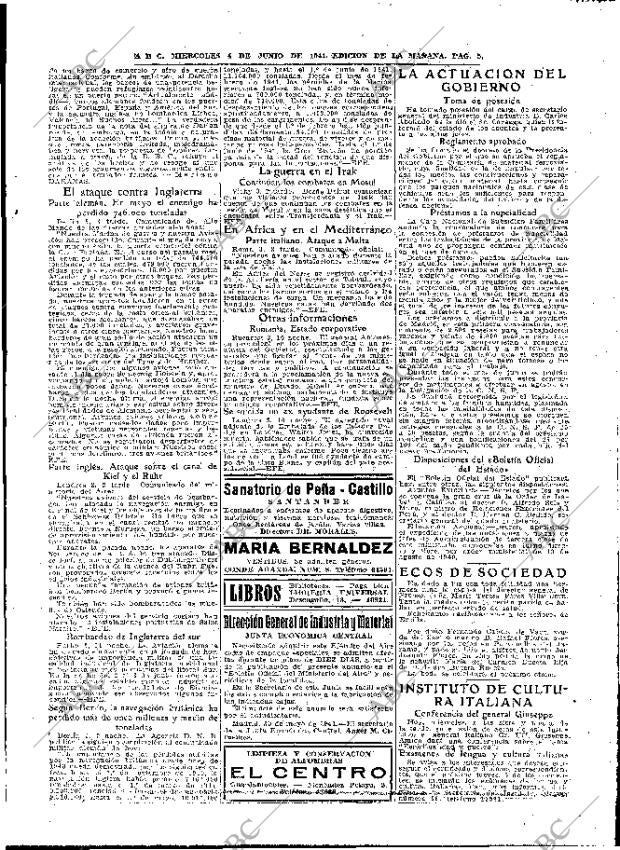ABC MADRID 04-06-1941 página 5