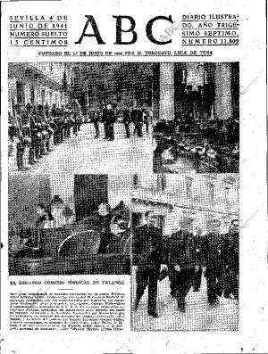 ABC SEVILLA 04-06-1941 página 1