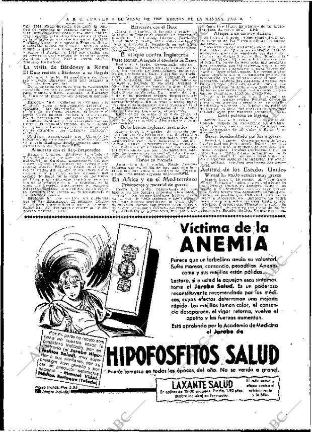 ABC MADRID 05-06-1941 página 4