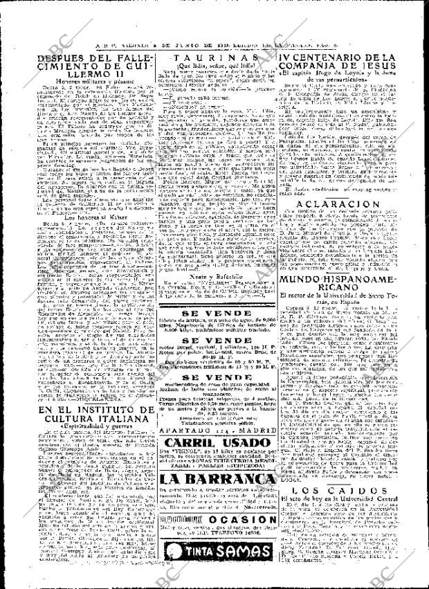 ABC MADRID 06-06-1941 página 6