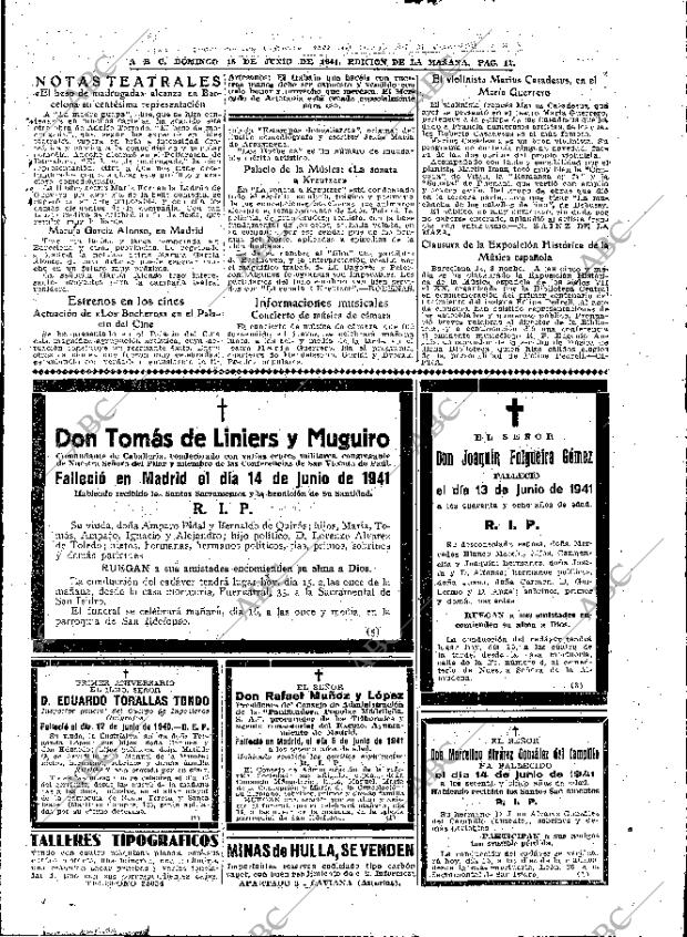 ABC MADRID 15-06-1941 página 11