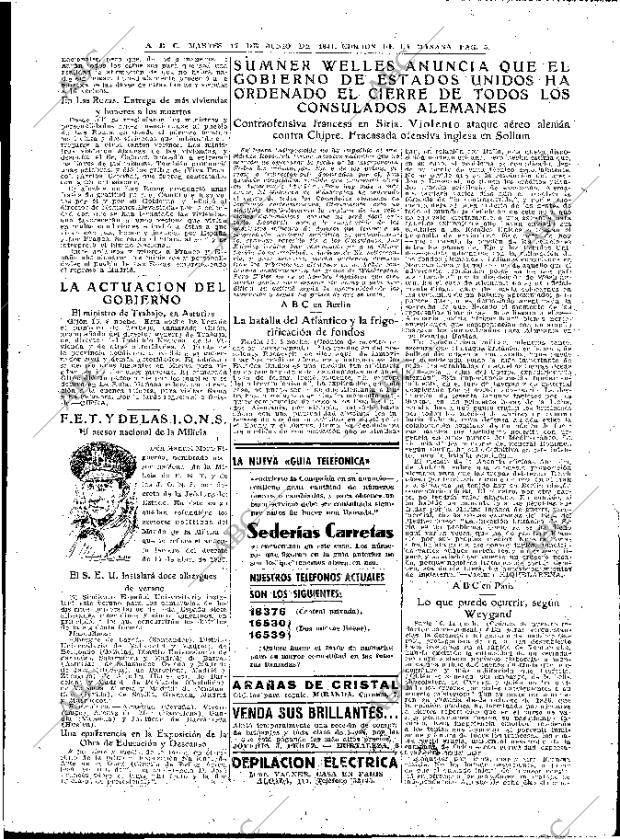 ABC MADRID 17-06-1941 página 5