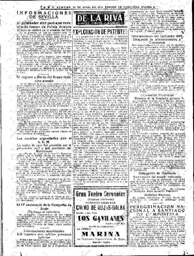ABC SEVILLA 19-06-1941 página 2
