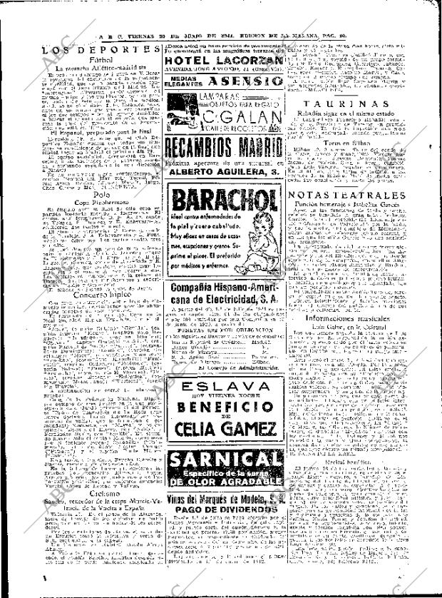 ABC MADRID 20-06-1941 página 10