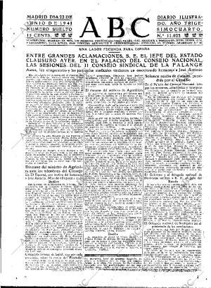 ABC MADRID 22-06-1941 página 3