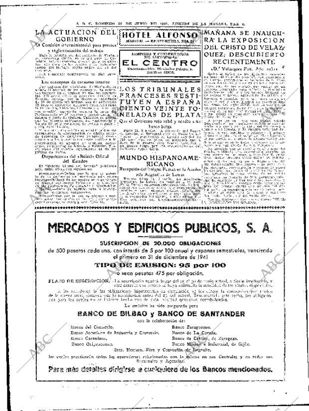 ABC MADRID 22-06-1941 página 6