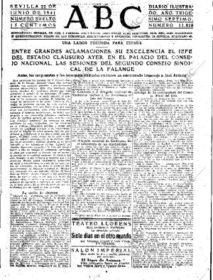 ABC SEVILLA 22-06-1941 página 3