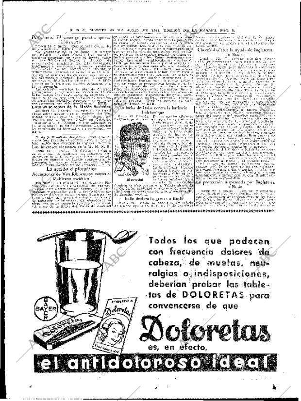 ABC MADRID 24-06-1941 página 8