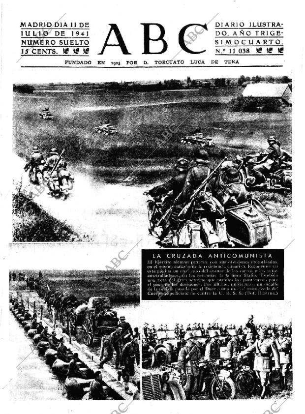 ABC MADRID 11-07-1941 página 1