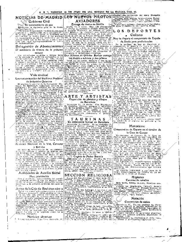 ABC MADRID 13-07-1941 página 11