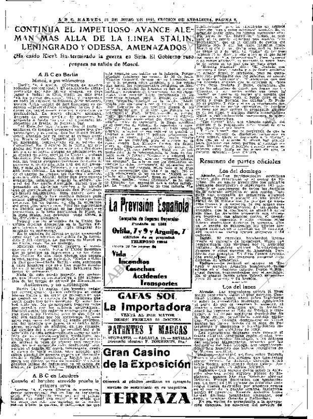 ABC SEVILLA 15-07-1941 página 7